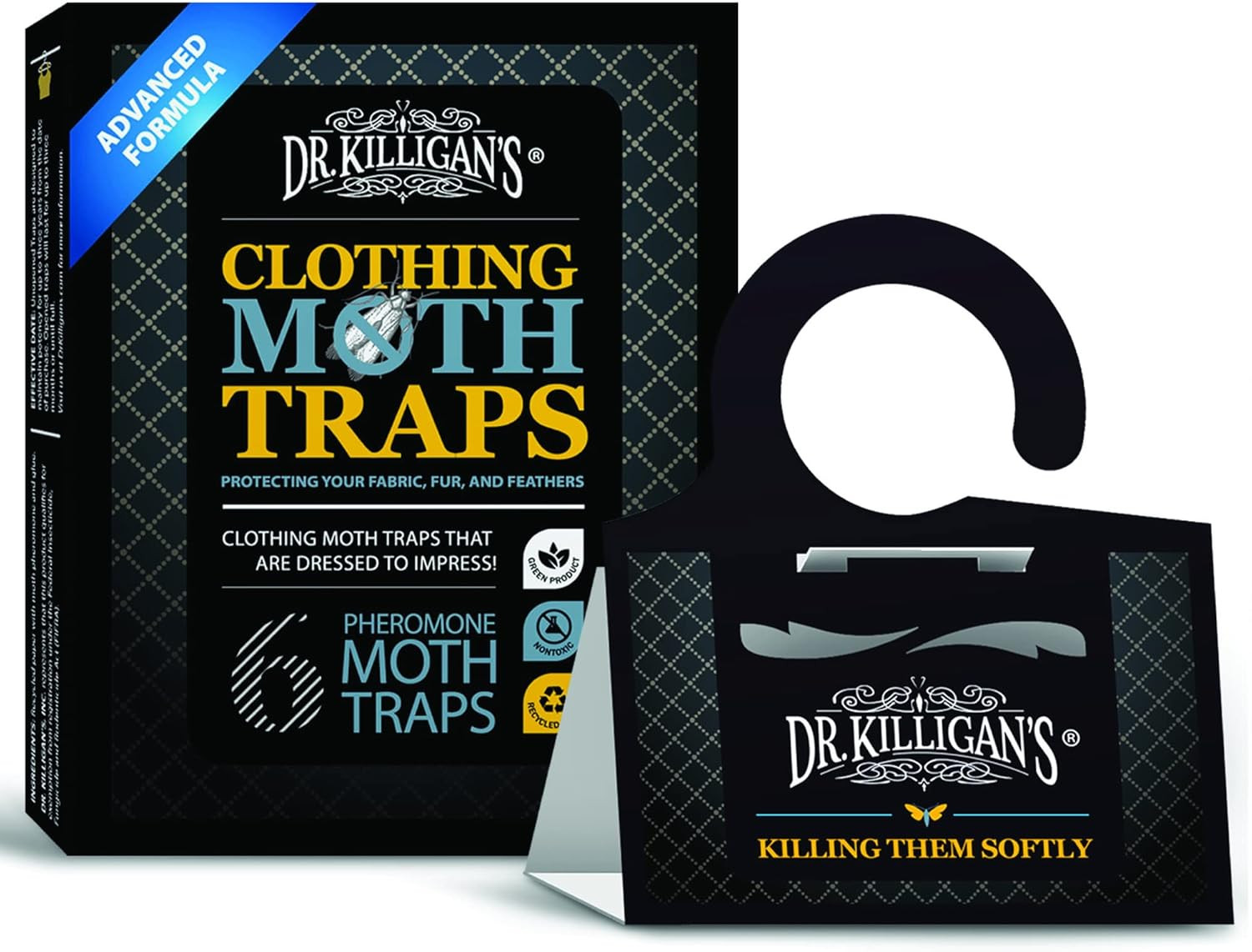 Dr. Killigan'S Premium Clothing Moth Traps with Pheromones Prime | Non-Toxic Clo