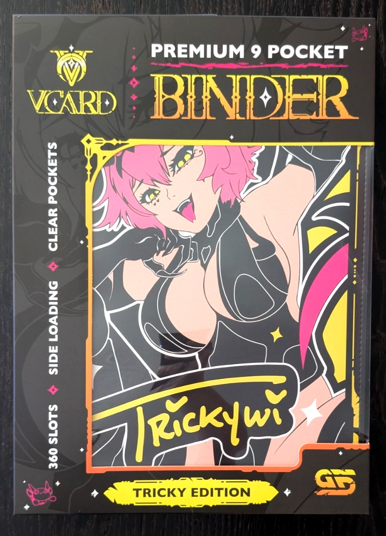 Gamer Supps VCard Premium 9 Pocket Binder: Trickywi Edition