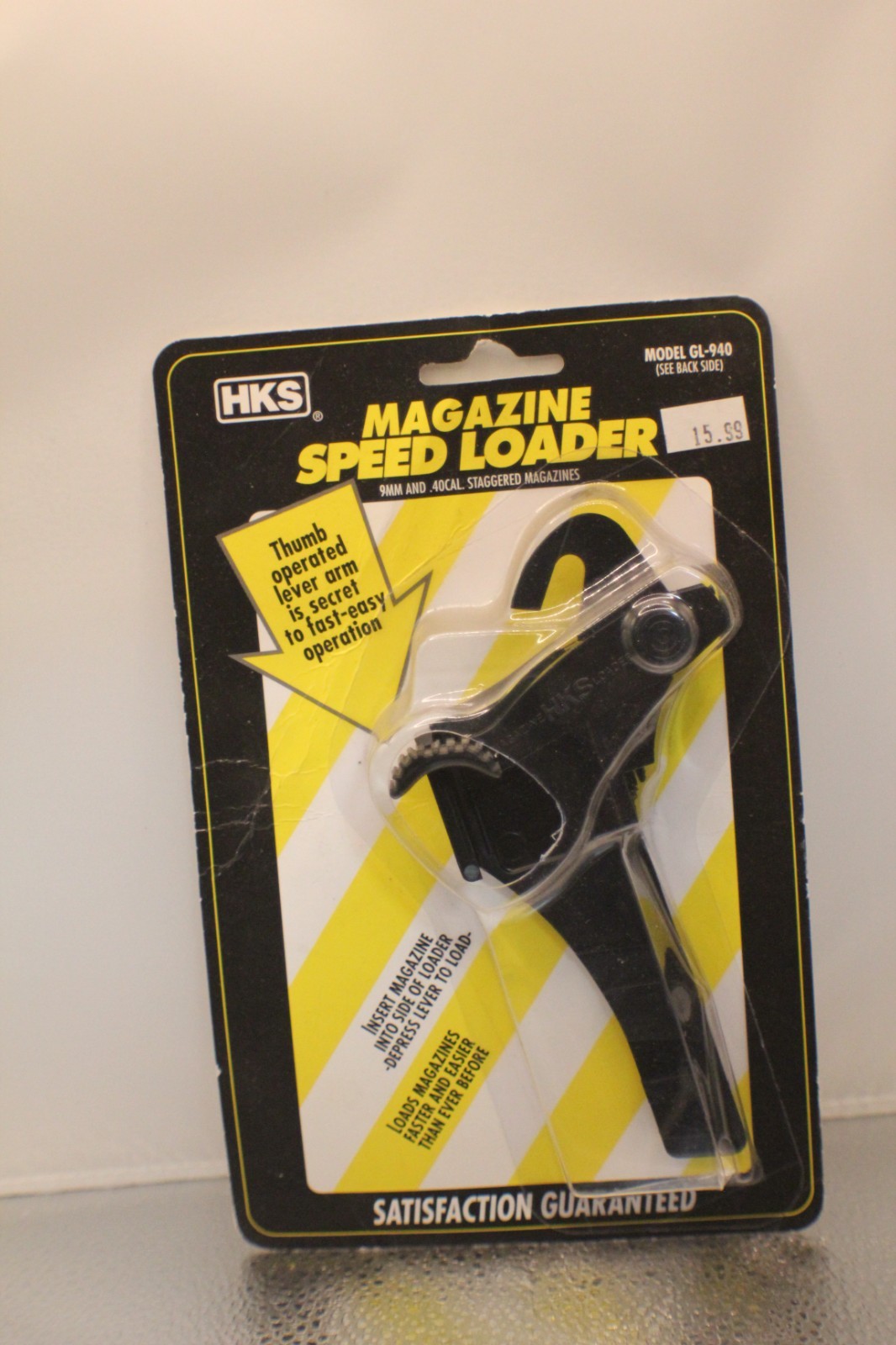 NEW IN PACK HKS MAGAZINE SPEED LOADER 9MM & .40 CAL STAGGERED MAGAZINES #GL-940