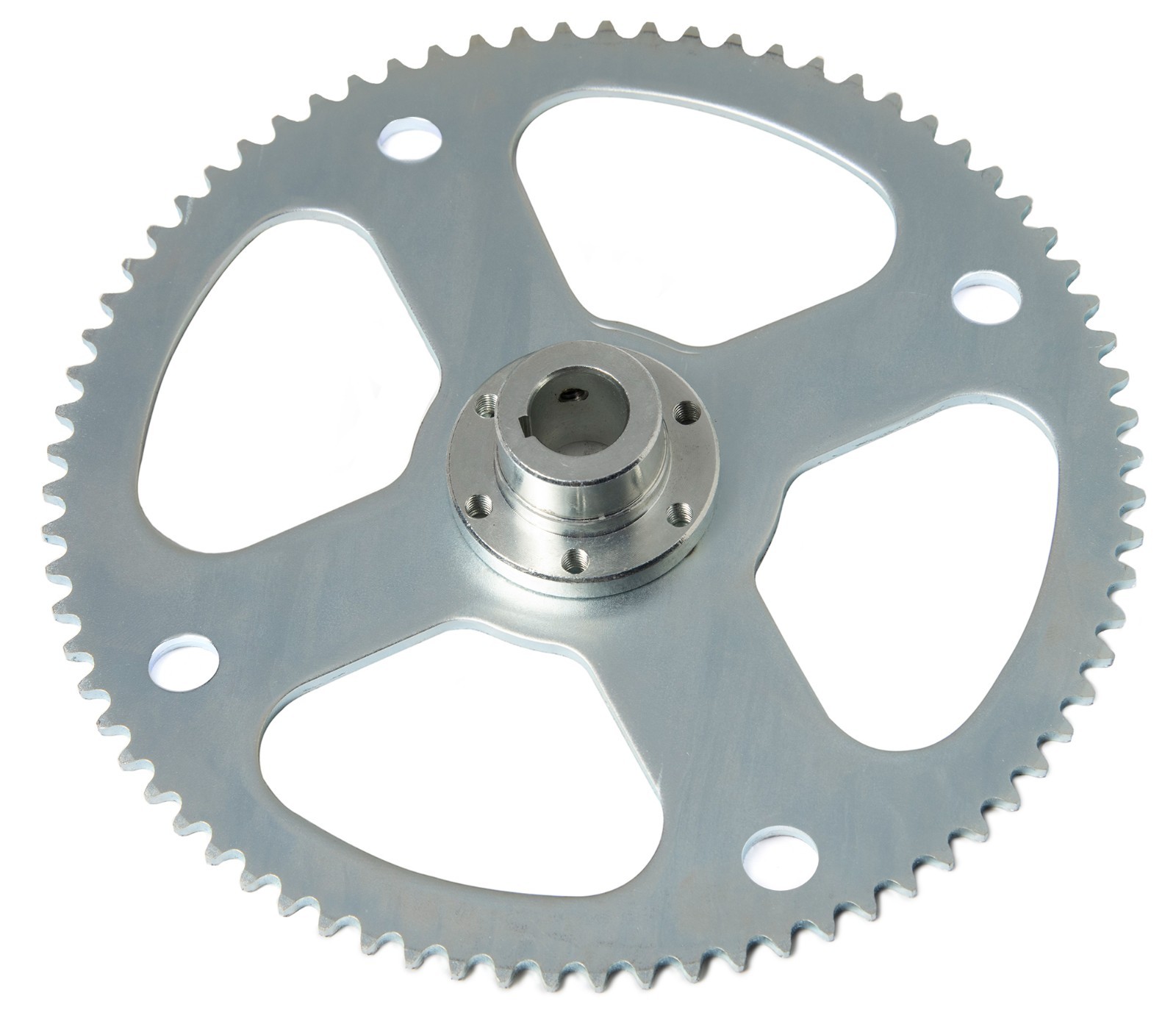 Sprocket #35 fix Drive w keyed Axle Shaft Hub Adapter 75T 6 hole shaft size 1"