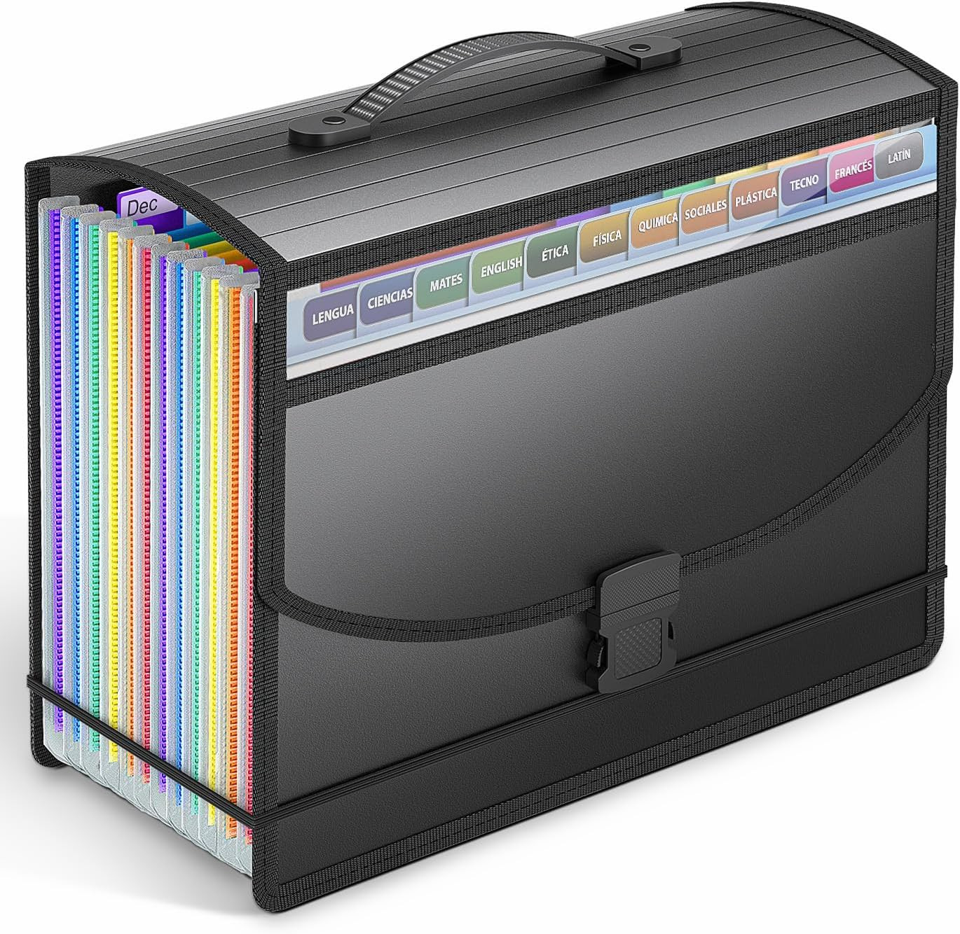 Expanding File Folders Accordion File Organizer with 13 Pockets,Accordian Docume