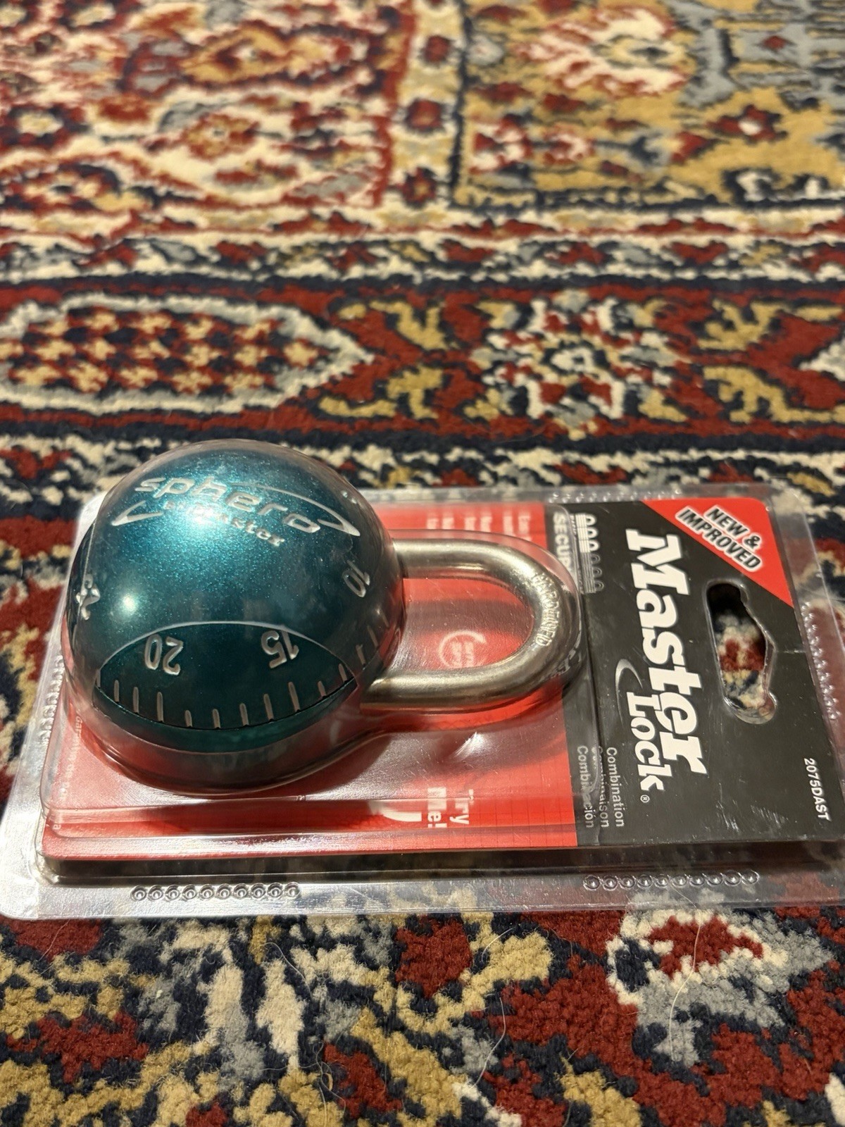 VINTAGE Master Lock 2075DAST Sphero Combination Padlock New Discontinued!