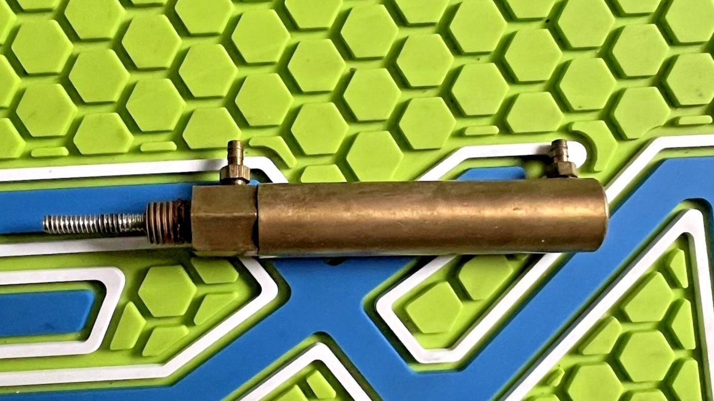 WGP AUTOCOCKER OEM RAM + BARB FITTINGS (2) BRASS -PAINTBALL MARKER WORR