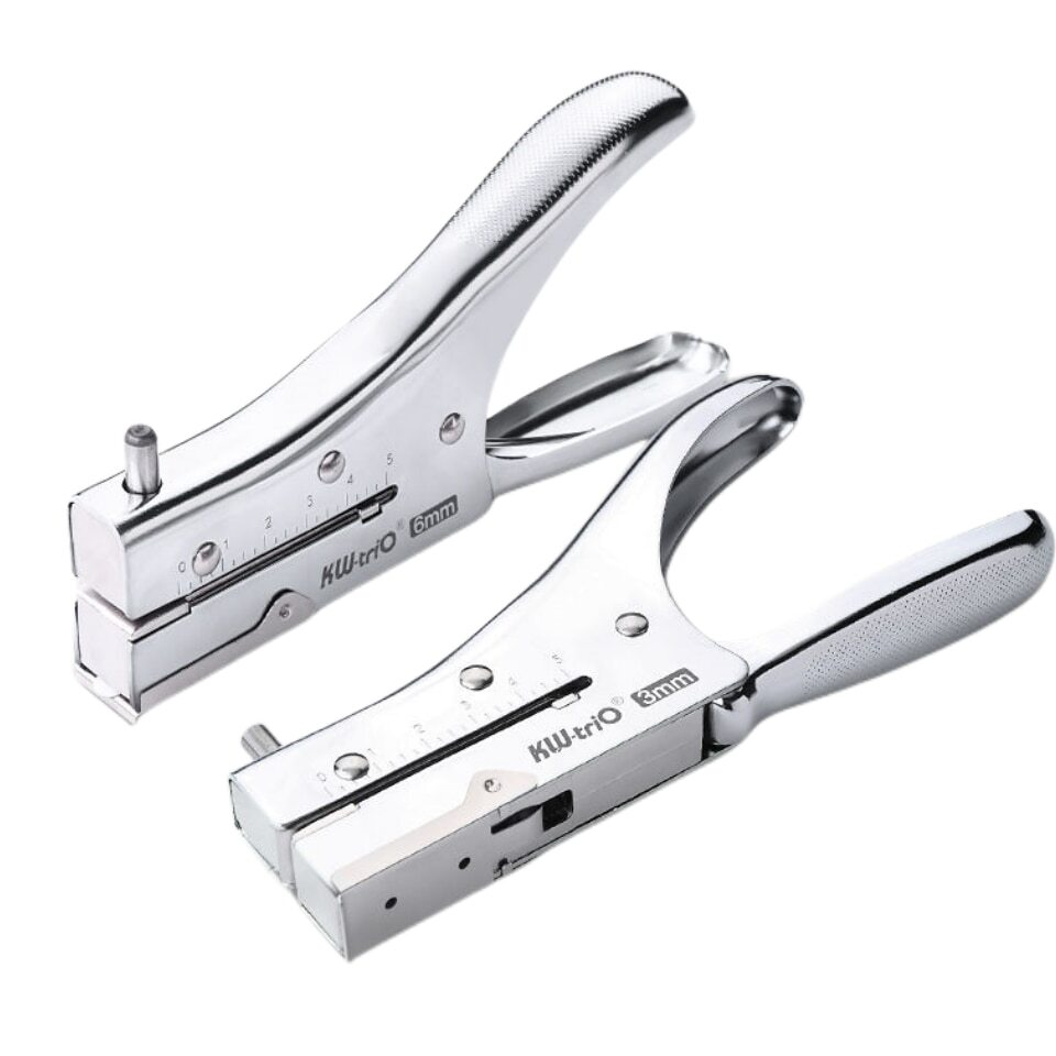 50mm Reach Deep Throat Heavy Duty Hand Held Single Hole Punch for PVC Cards