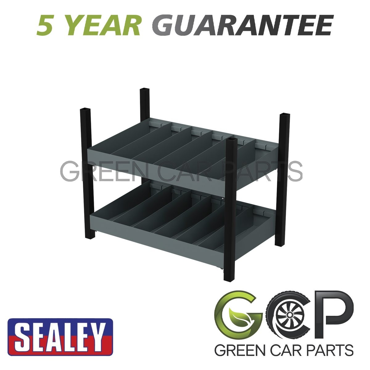 Sealey Modular Storage Mid Unit 2 Compartment Shelve 580mm APMRM4