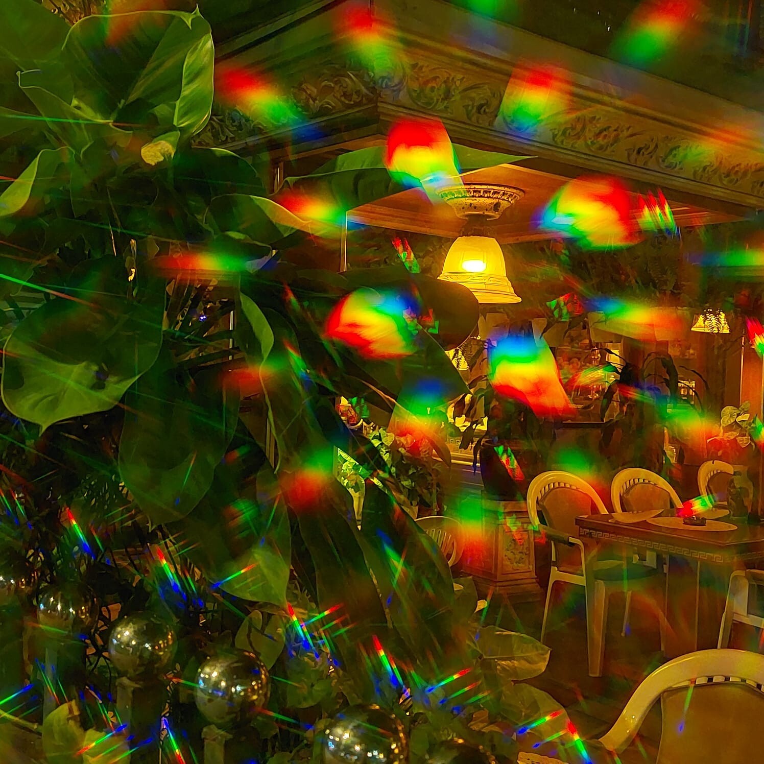 Rainbow Diffraction Acrylic Filter for Mobile Phone