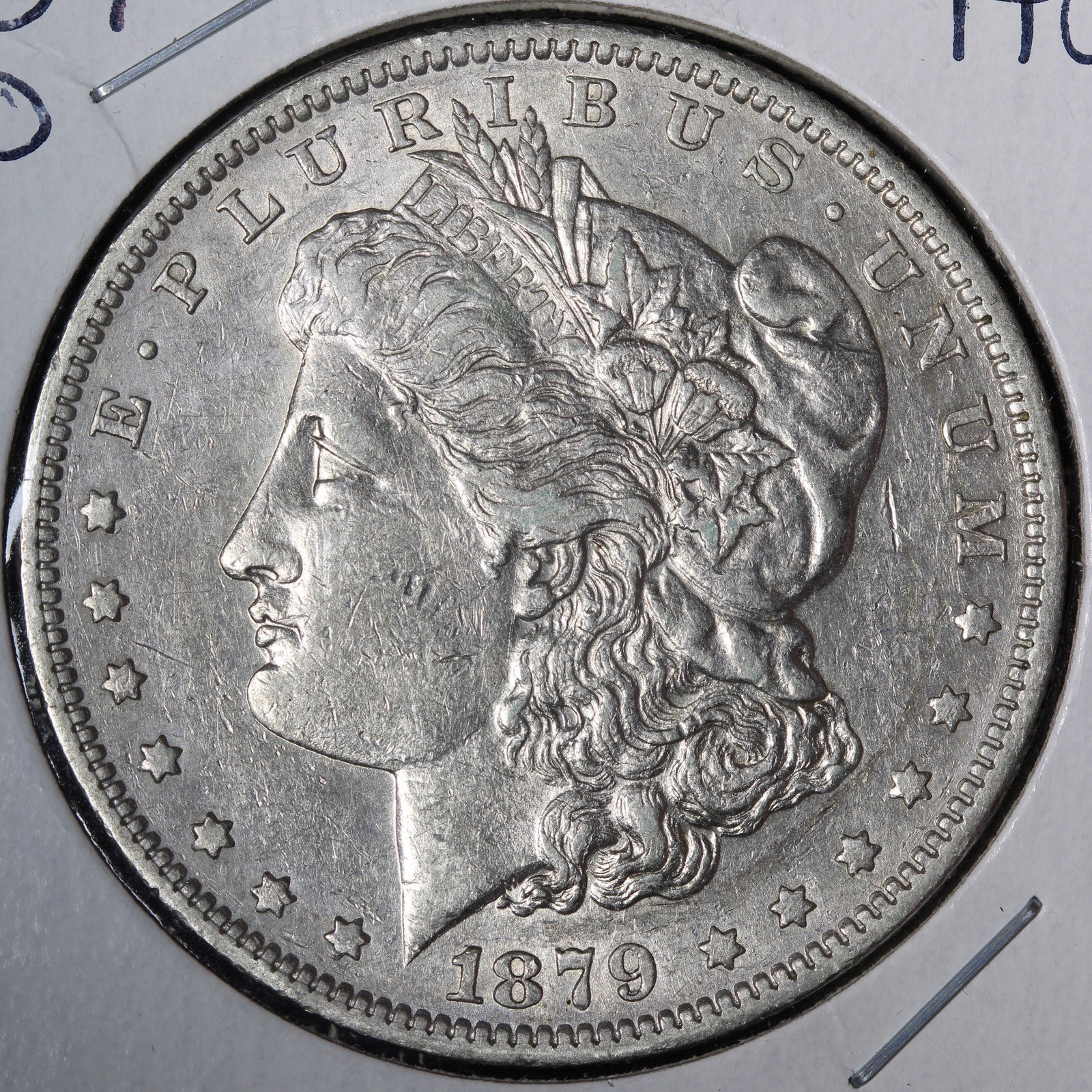 1879-O Morgan Silver Dollar AU E342 XWRY