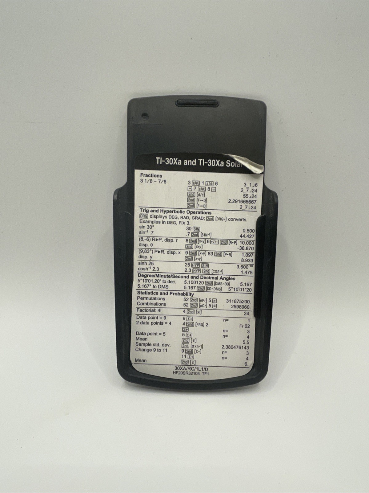 Texas Instruments TI-30Xa Scientific Calculator