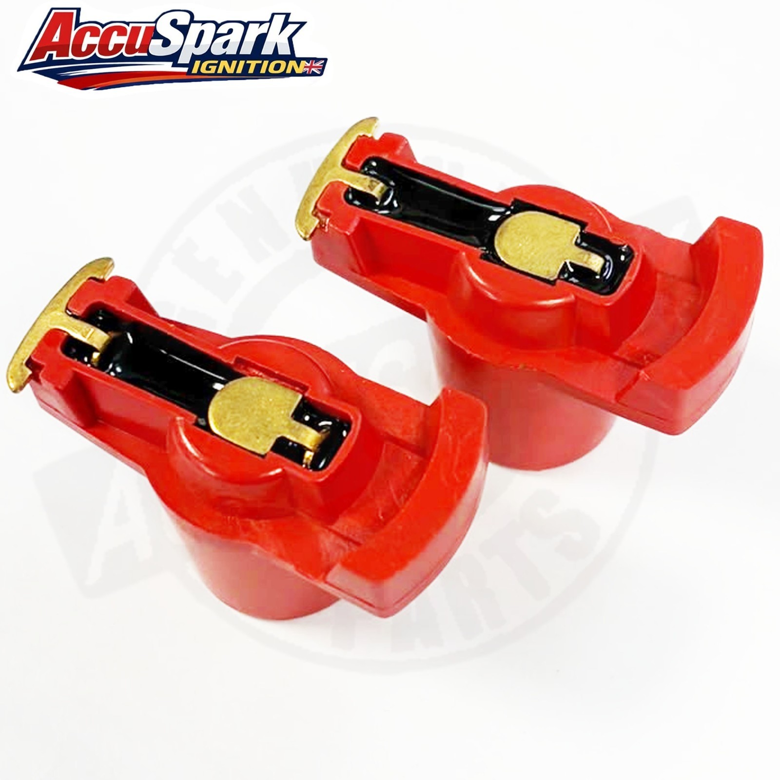 Pair AccuSpark Red Rotor Arm for all VW 009, SVDA  Bosch Distributors