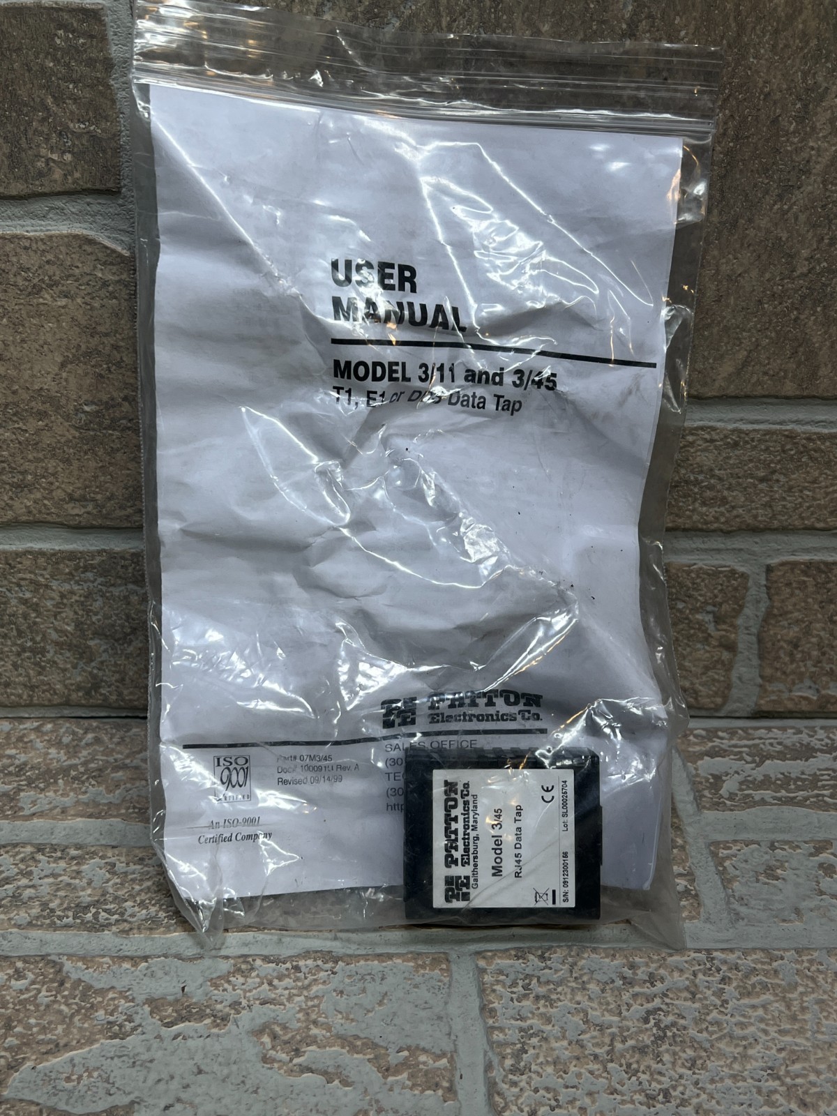 Patton Model 3/45 RJ45 Data Tap