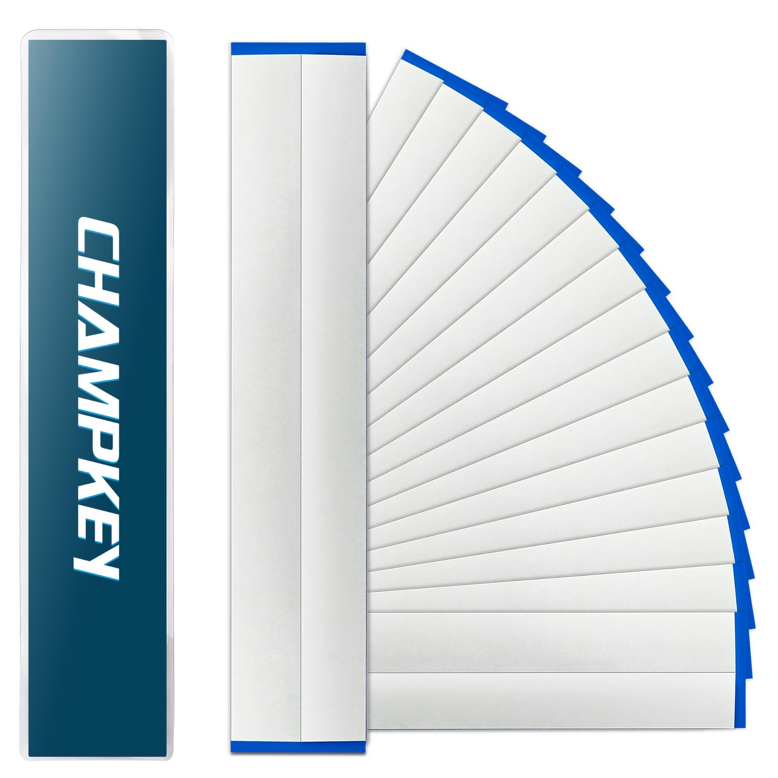 CHAMPKEY Golf Grip Tape 15 Strips, 2" x 10", Double Sided, Paper