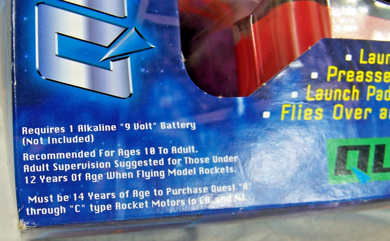 Quest Millenium S110 Model Rocket Kit Ready To Fly New in Box 🚀 🚀