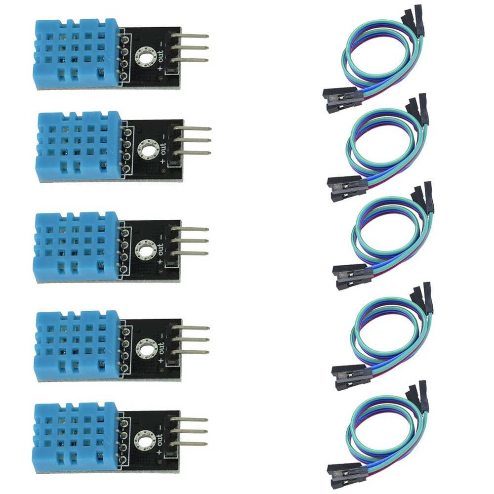 5PC DHT11 Temperature and Relative Humidity Sensor Module for arduino