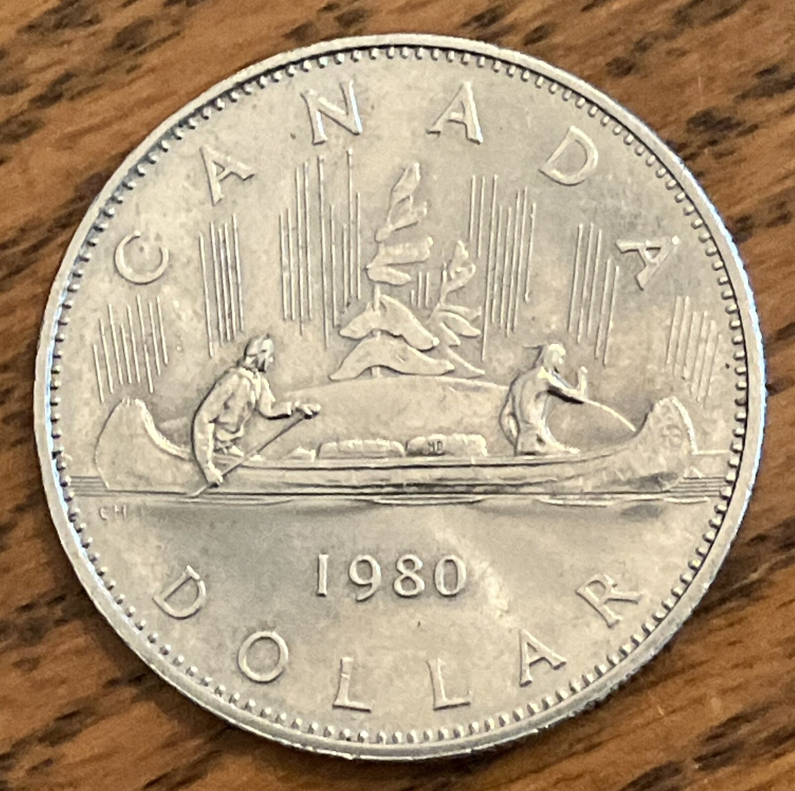 1980 Canada $1 one dollar VOYAGEUR coin **75% off combined shipping**