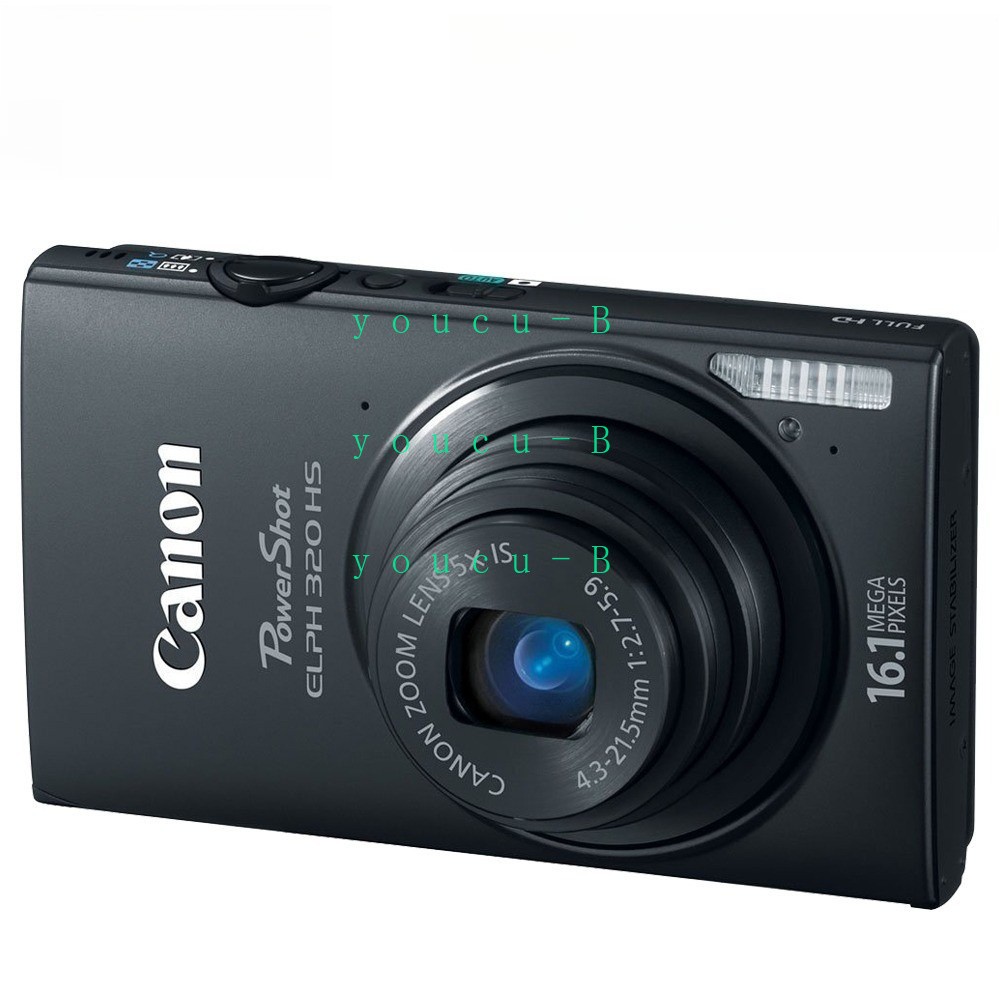 Canon PowerShot ELPH 320 HS/ IXUS 240 HS/IXY 420F Digital Camera 16.1MP Black