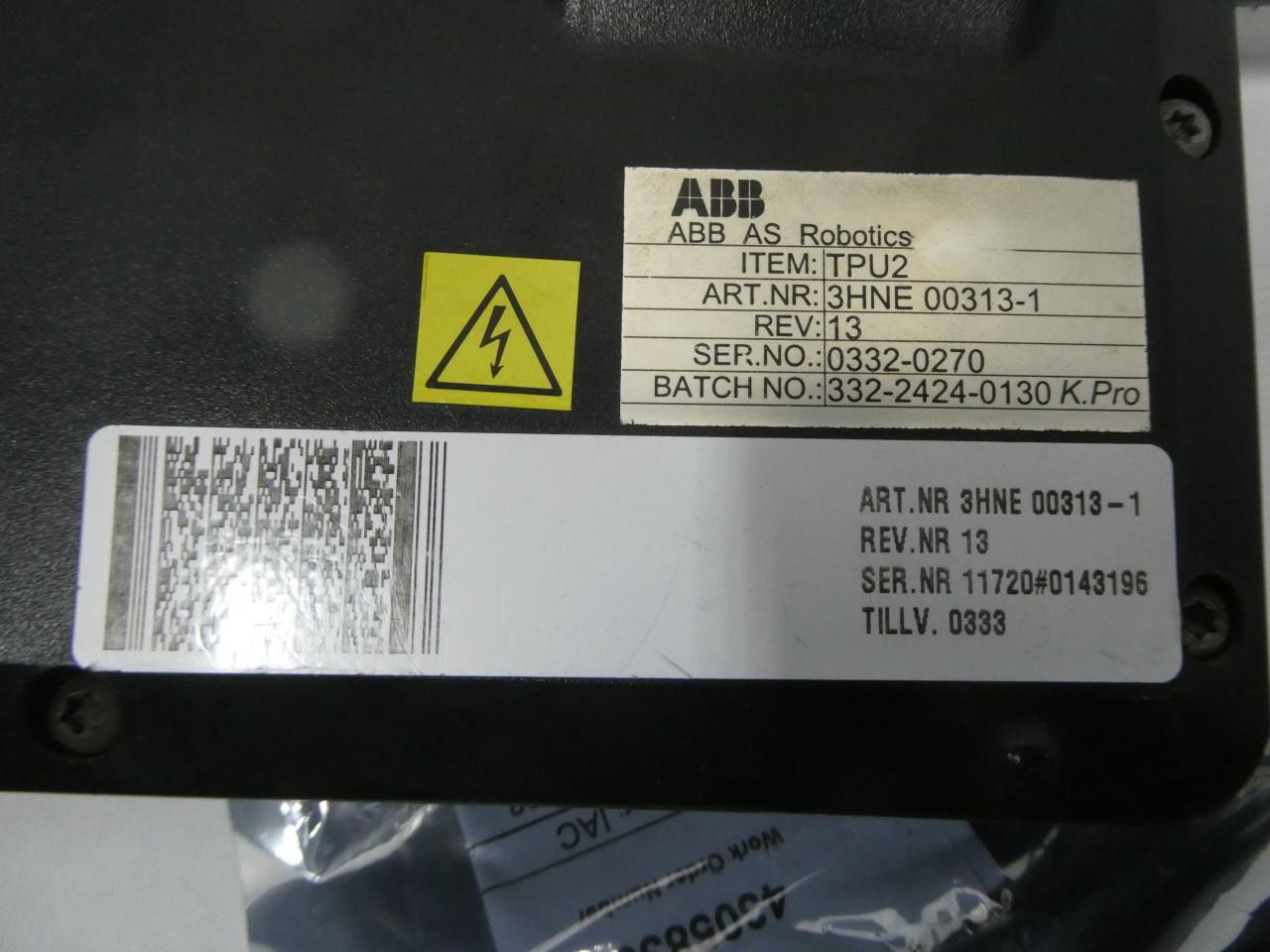 Abb 3HNE00313-1 Tpu2 Teach Pendant