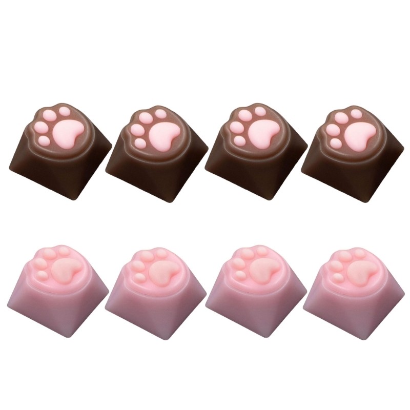 Customizable Cartoon Keycaps Colorful Keyboards Keycap Wide Compatibility 4PCS