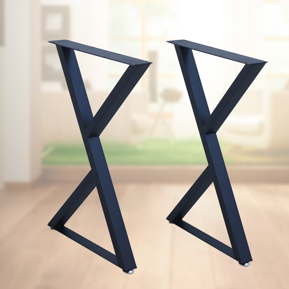 Modern 28 inch Coffee Table Legs Metal Desk Leg Furniture Decor Black New