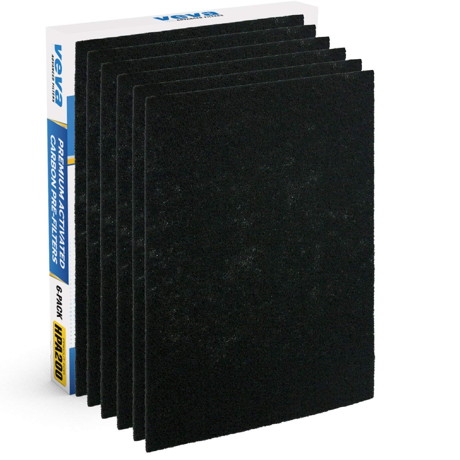 Air Purifier Filter Replacements - 6 Pack Precut & Compatible with Honey-well...