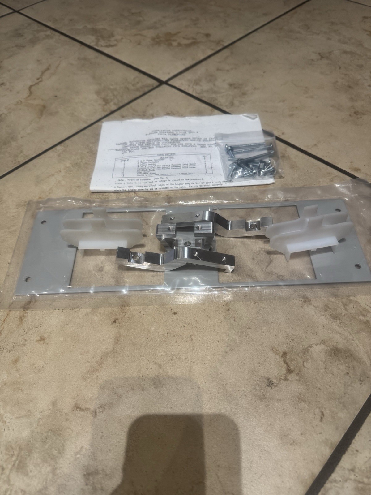 EATON  MOUNTING HARDWARE KPRL3AFD3  TWIN 150A FD-HFD-EHD- OR PDG ALUMINUM.