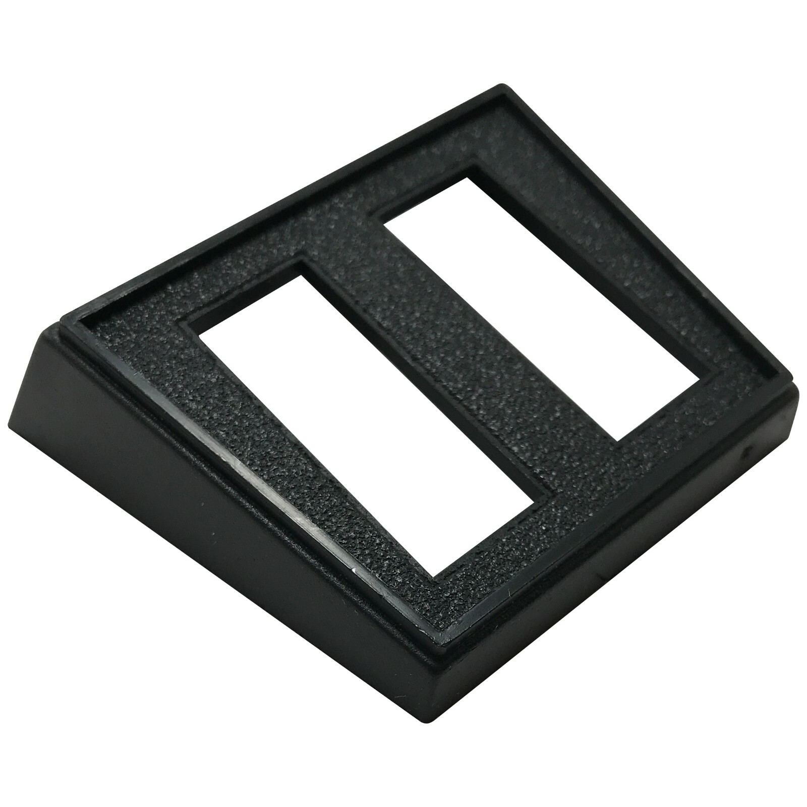 (5) Double Rocker Switch Rectangle Black Mounting Panel 1-1/8" X 1/2" Hole - UK