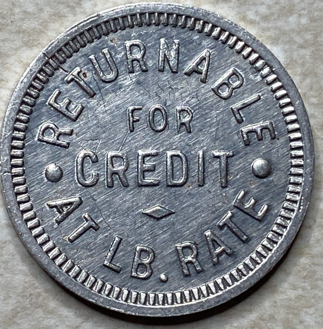 T9111 Returnable For Credit At LB. Rate, Unknown Anillo Restrike Arcade Token