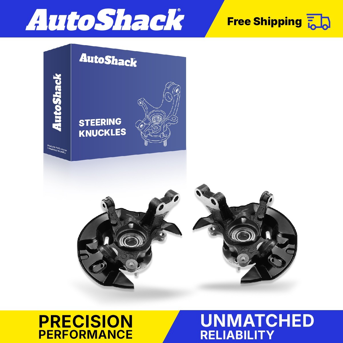 Front Loaded Steering Knuckles for Toyota, Matrix 2003-2008, FWD AWD L4 1.8L