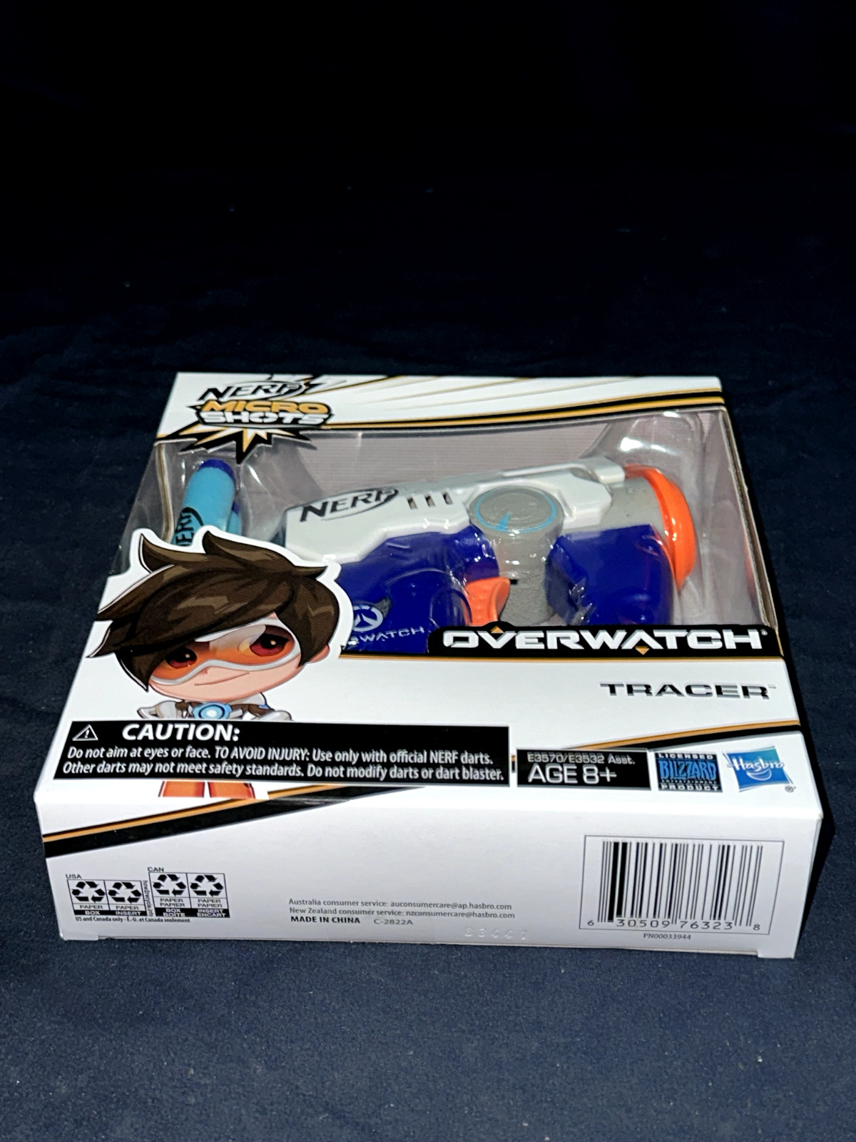 OVERWATCH NERF MICRO SHOTS TRACER 2018 HASBRO