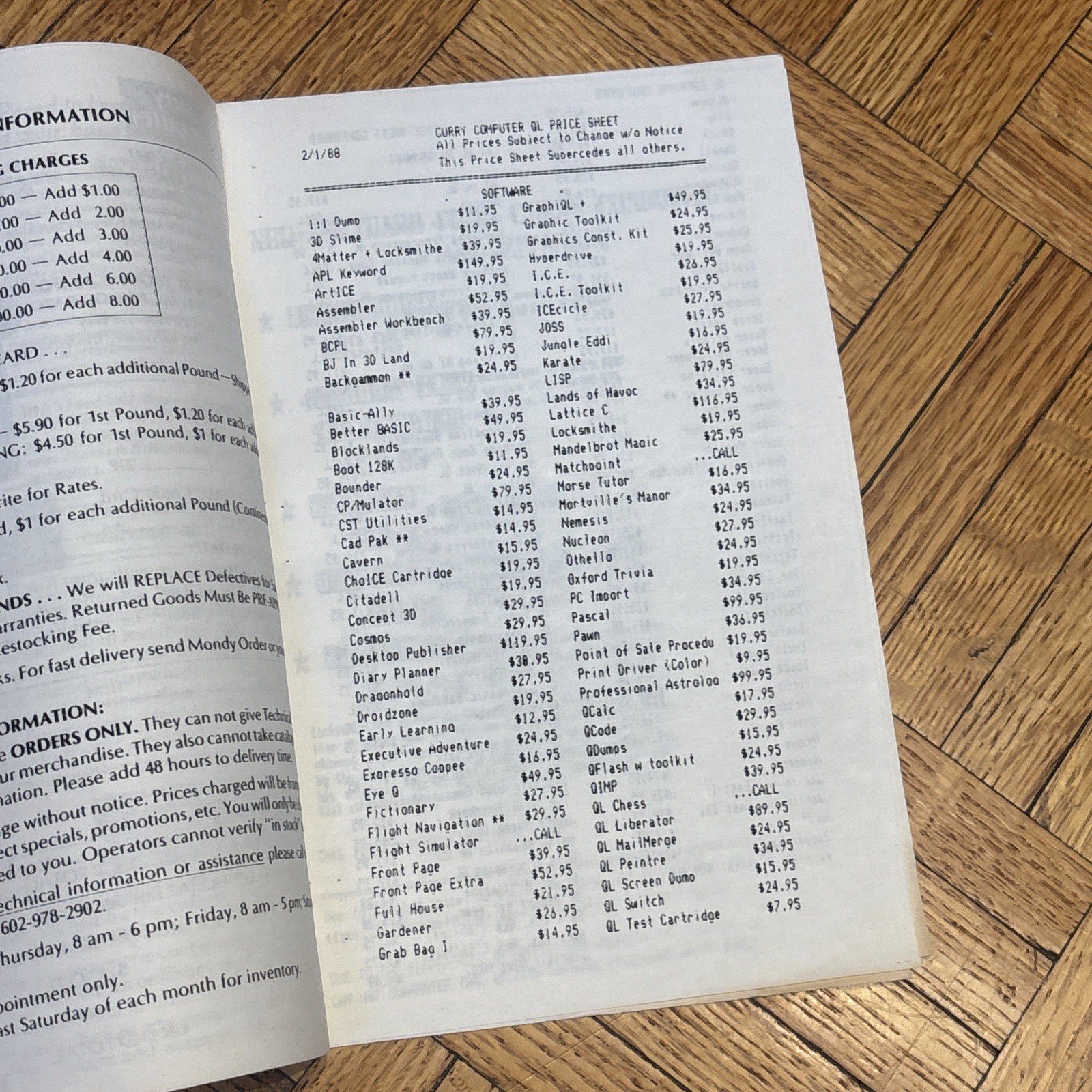 Vintage Timex Sinclair Computer Hardware & Software Order Catalogs (5)