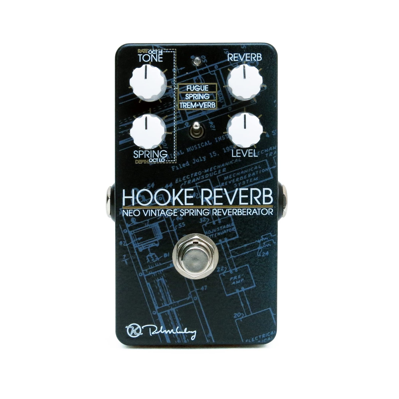 Keeley Hooke Spring Reverb Tremolo and Fugue Pedal