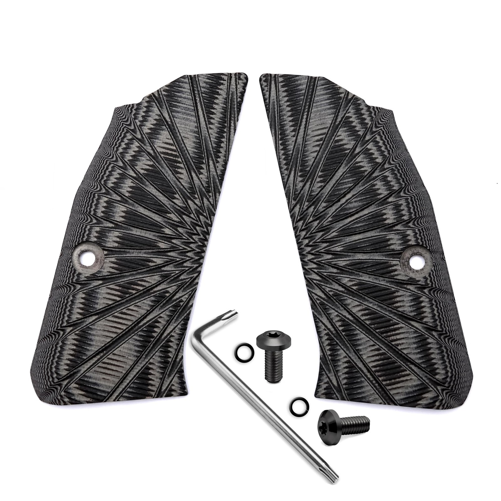 Guuun G10 Grips for Compact CZ Shadow 2 Tactical Slim CZ-75 Grip Gray