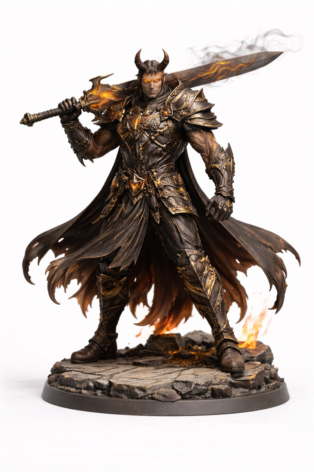 Dungeons and Dragons, DND, Playable - Male Tiefling - Paladin, Fighter, Warrior