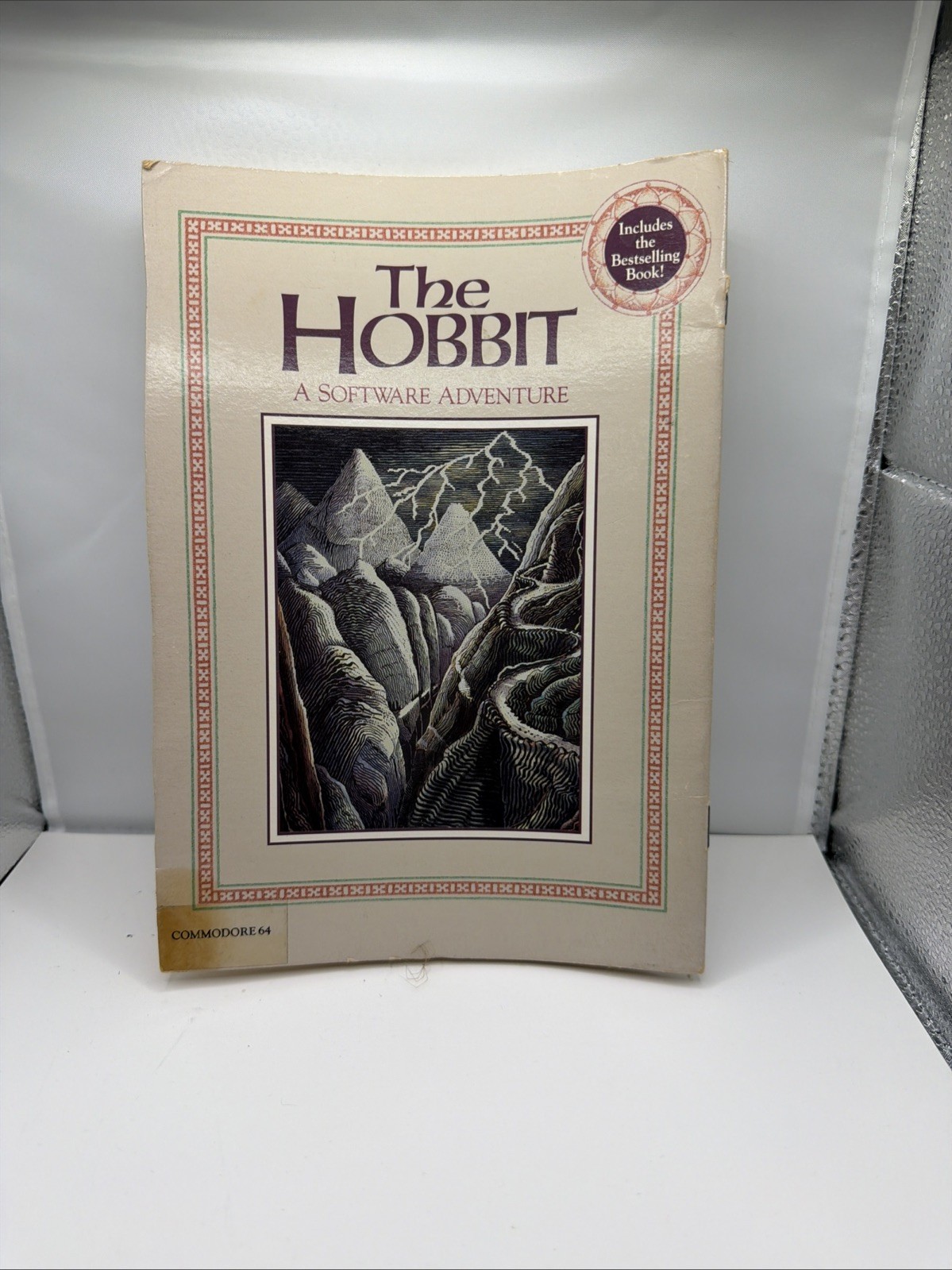 The Hobbit Users Guide Only Commodore 64 No Disc W/ Map