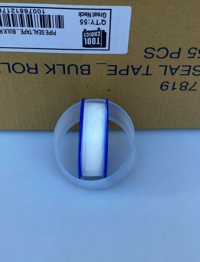 20 ROLLS PLUMBERS TEFLON THREAD SEAL TAPE 1/2" X 520" PIPE FITTING AIR GAS LINES