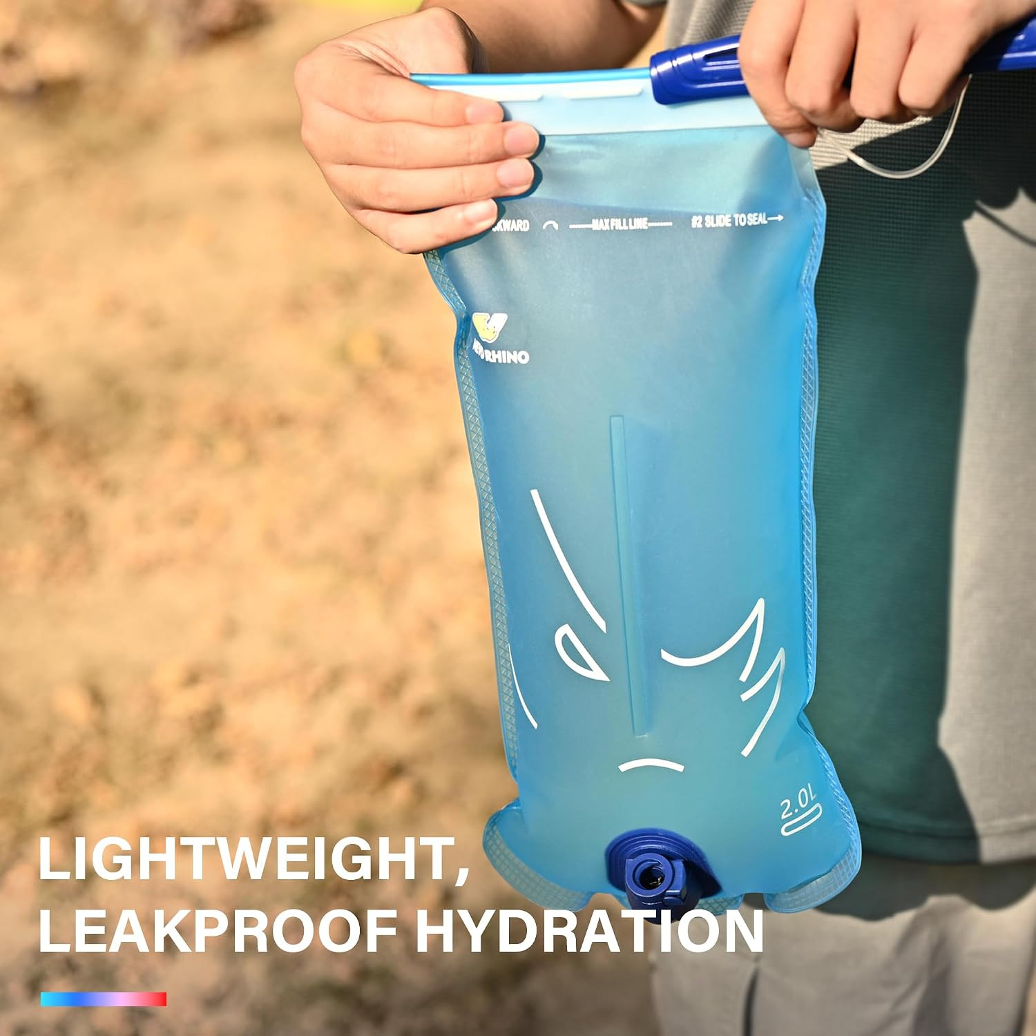 Hydration Bladder 2L-3L with Bladder Insulator | Water Bladder for Hiking Backpa