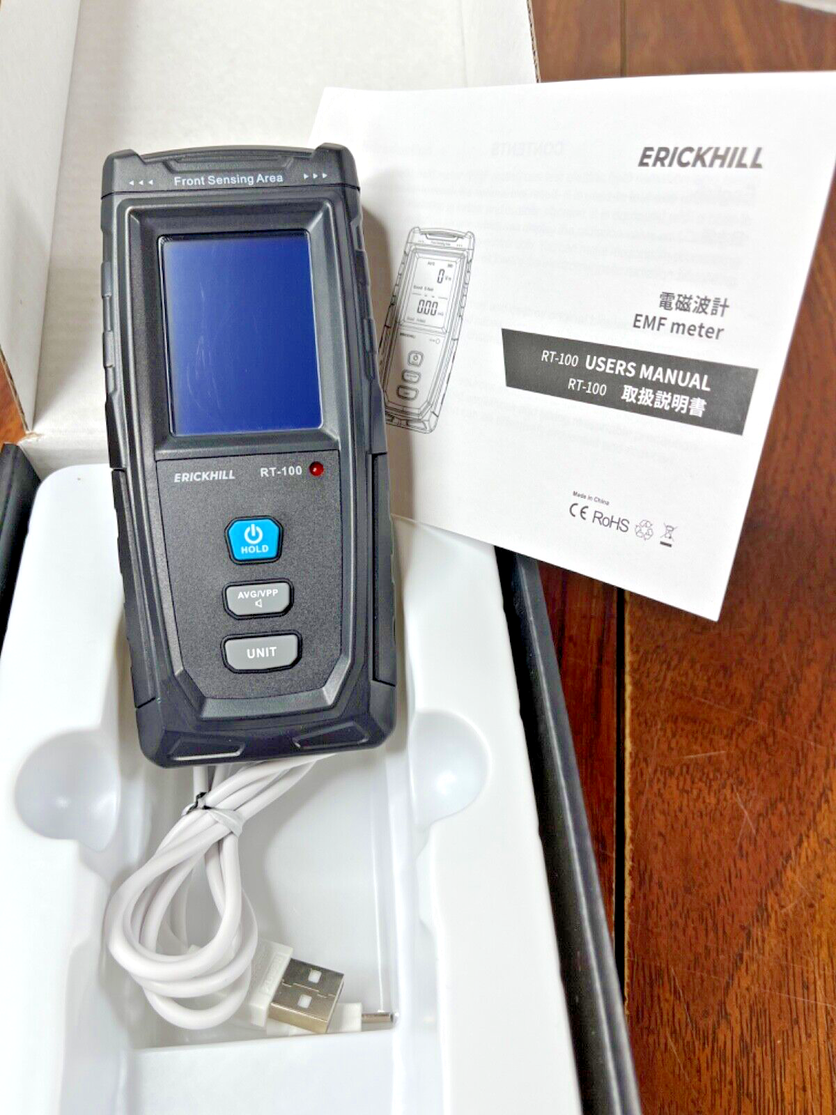Rechargeable EMF Tester Electromagnetic Radiation Tester RT-100