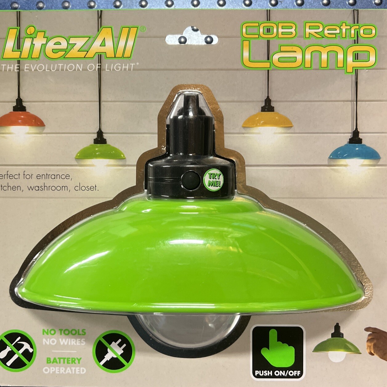 Litezall COB Reteo Lamp - New - Green - Free Shipping