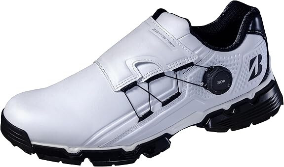 BRIDGESTONE Golf Shoes ZSP-BITER TOUR BOA WIDE White Black SH2401 US8.5(26.5cm)