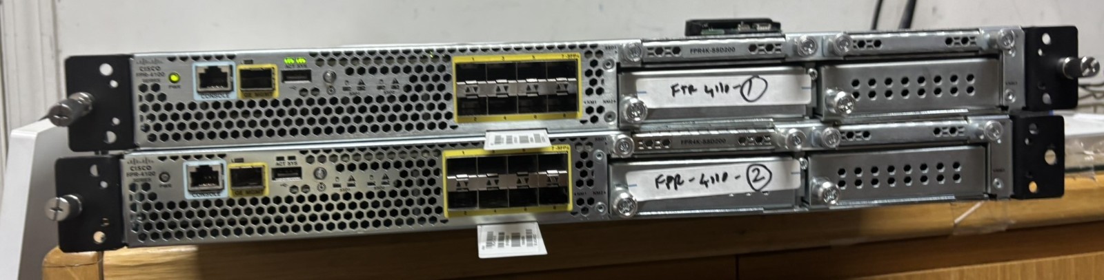 Cisco Firepower FPR-4110-K9 NGFW FPR-4100 w/ 2 FPR4K-PWR-AC-110