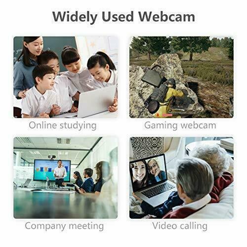 1080P Full HD Auto Focus Webcam, USB Streaming Web Camera with Microphone for PC
