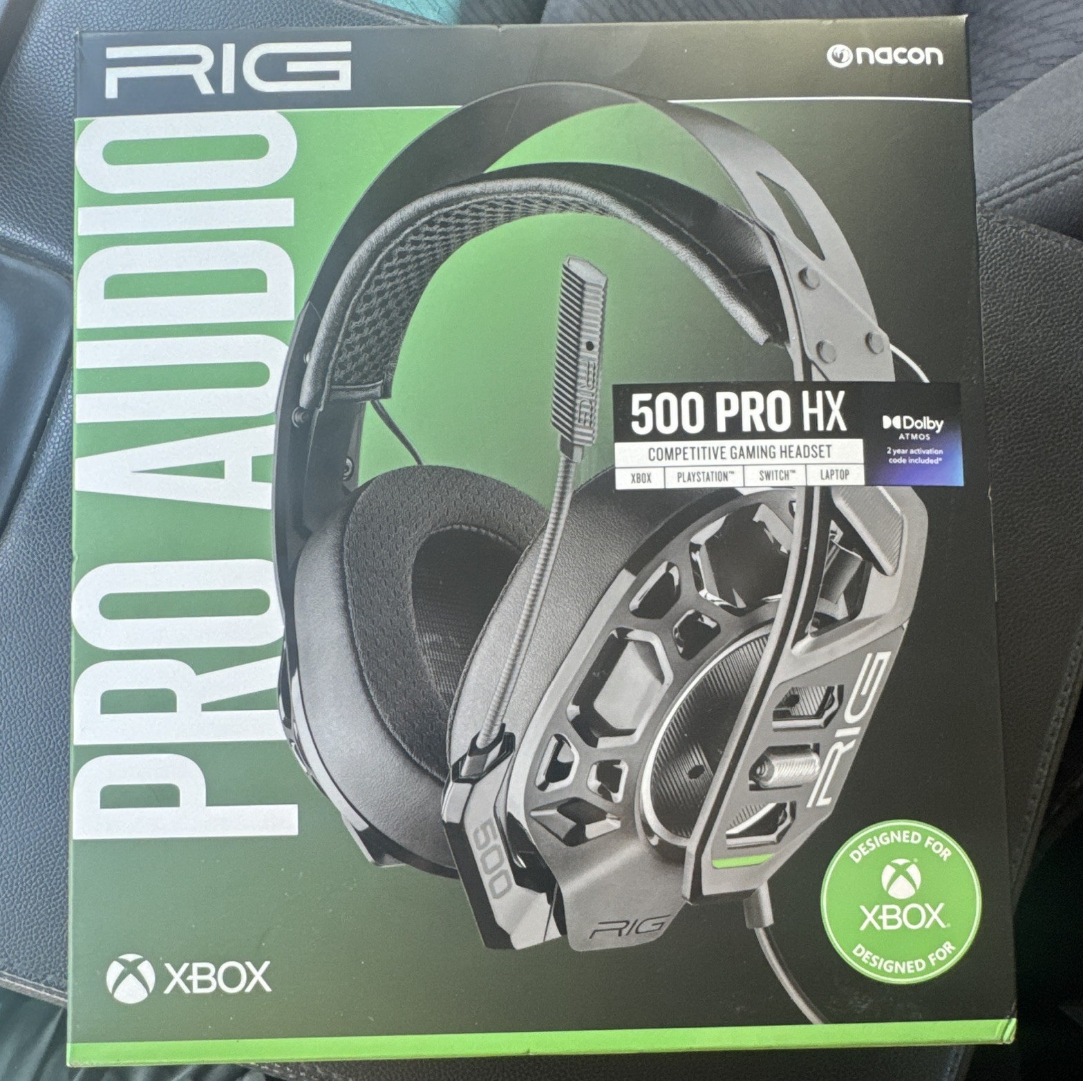 Gamin headset RIG 500 PRO HX Wired Xbox Headset w/ Boom Mic, Adjustable.