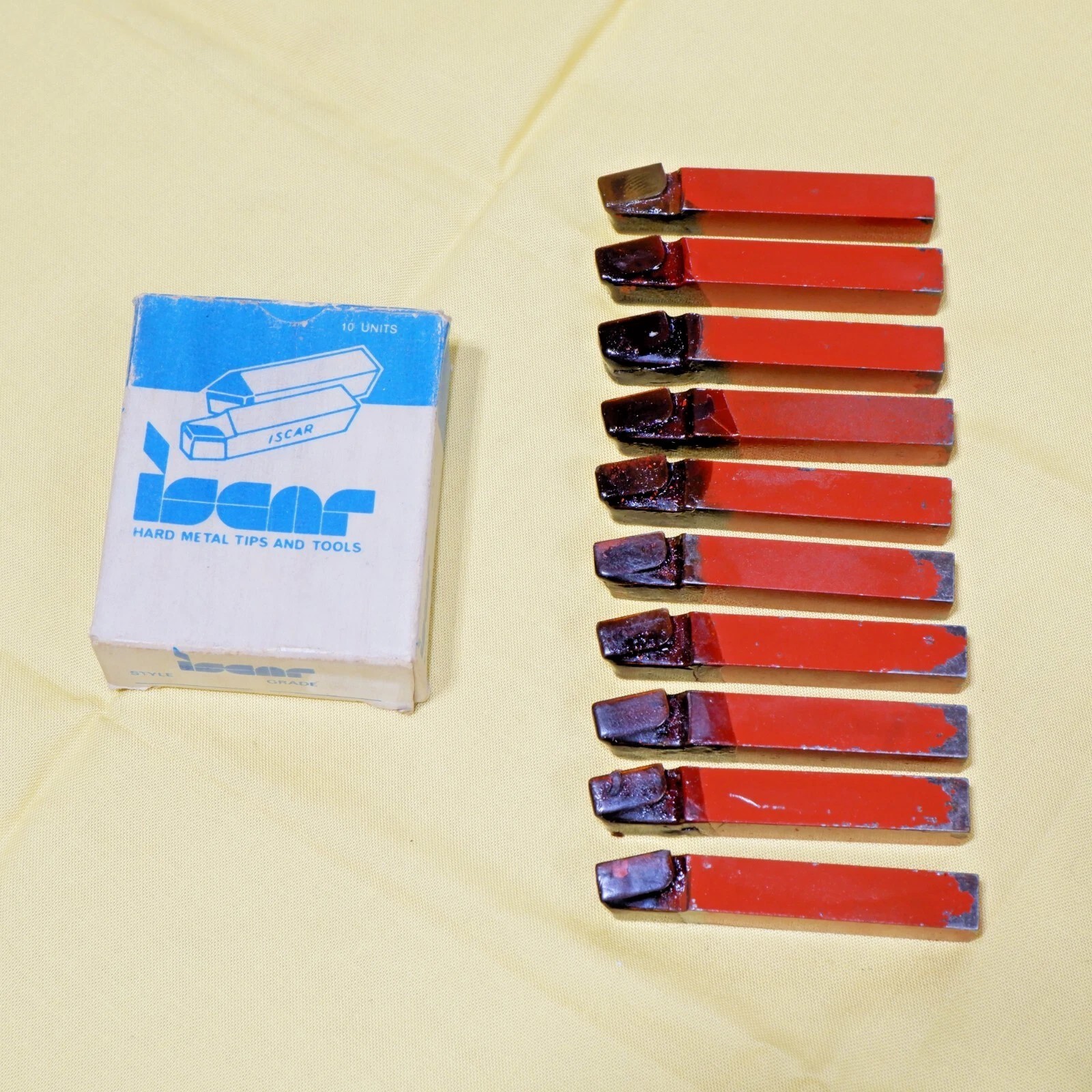 Carbide Tool Bit, 3/8 sq, BL6, Grade IC50 - ISCAR - Box of 10 - FreeShip