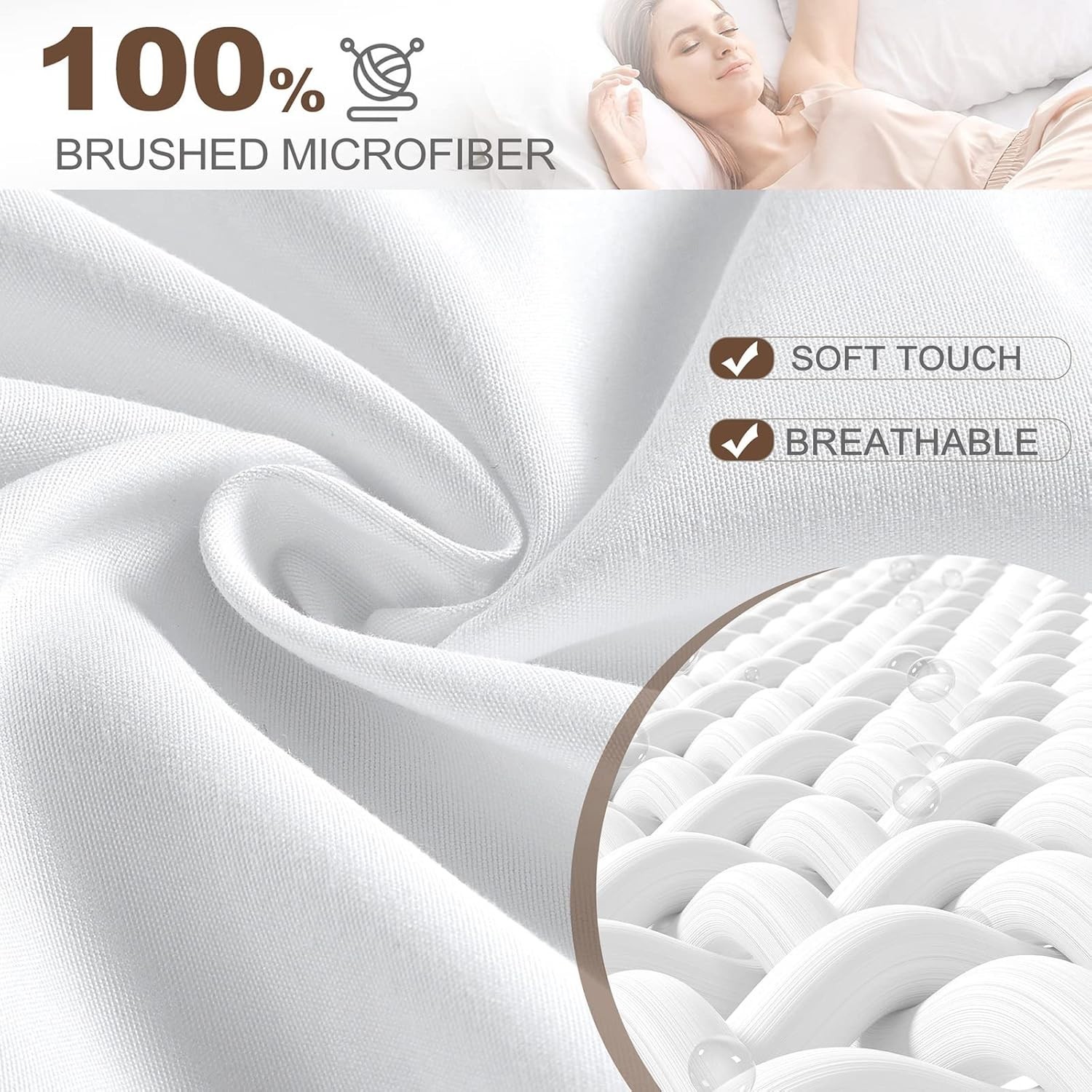 Twin XL Fitted Sheet by Hotel Quality Ultra Soft Microfiber