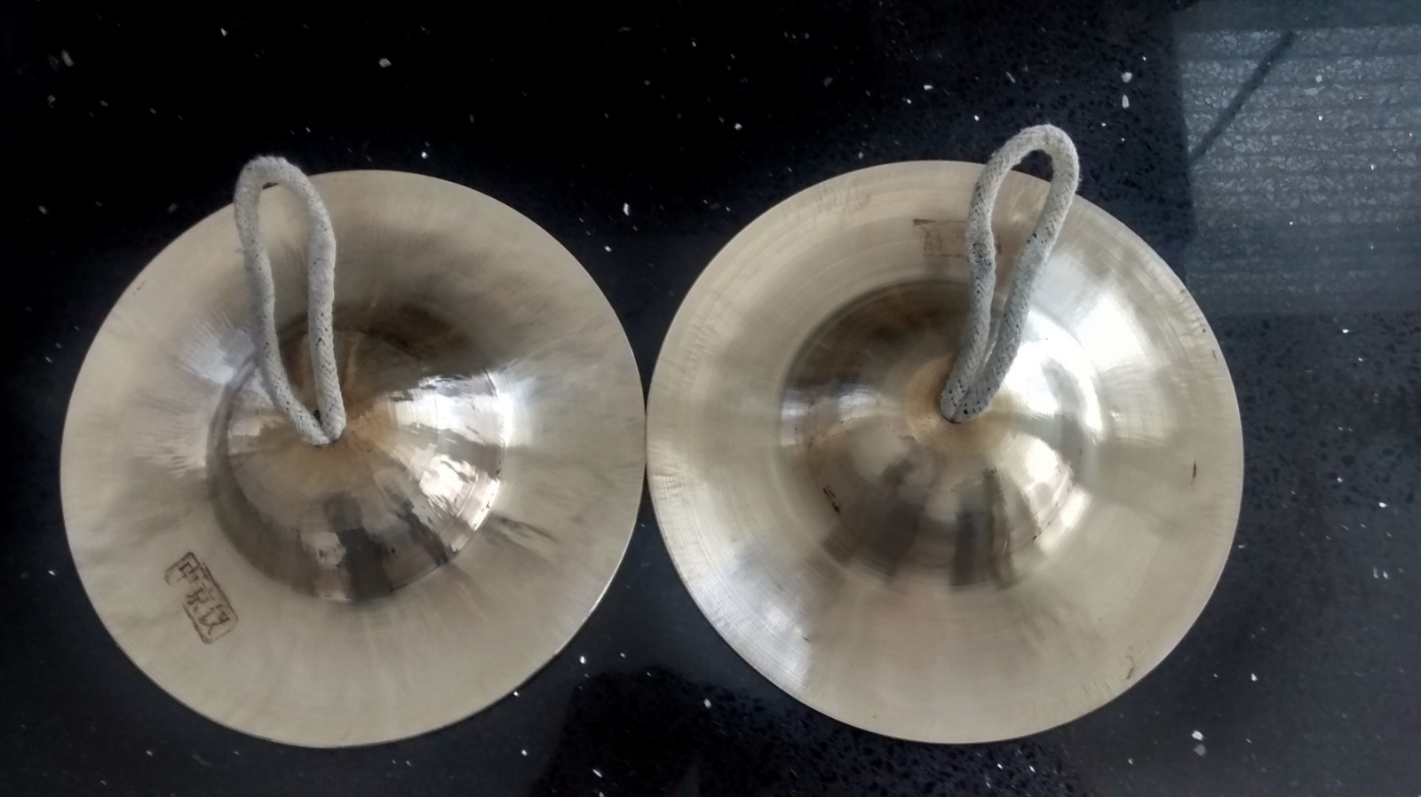 Hand Cymbals (pair) - 小京镲一对 typically found in Peking Opera