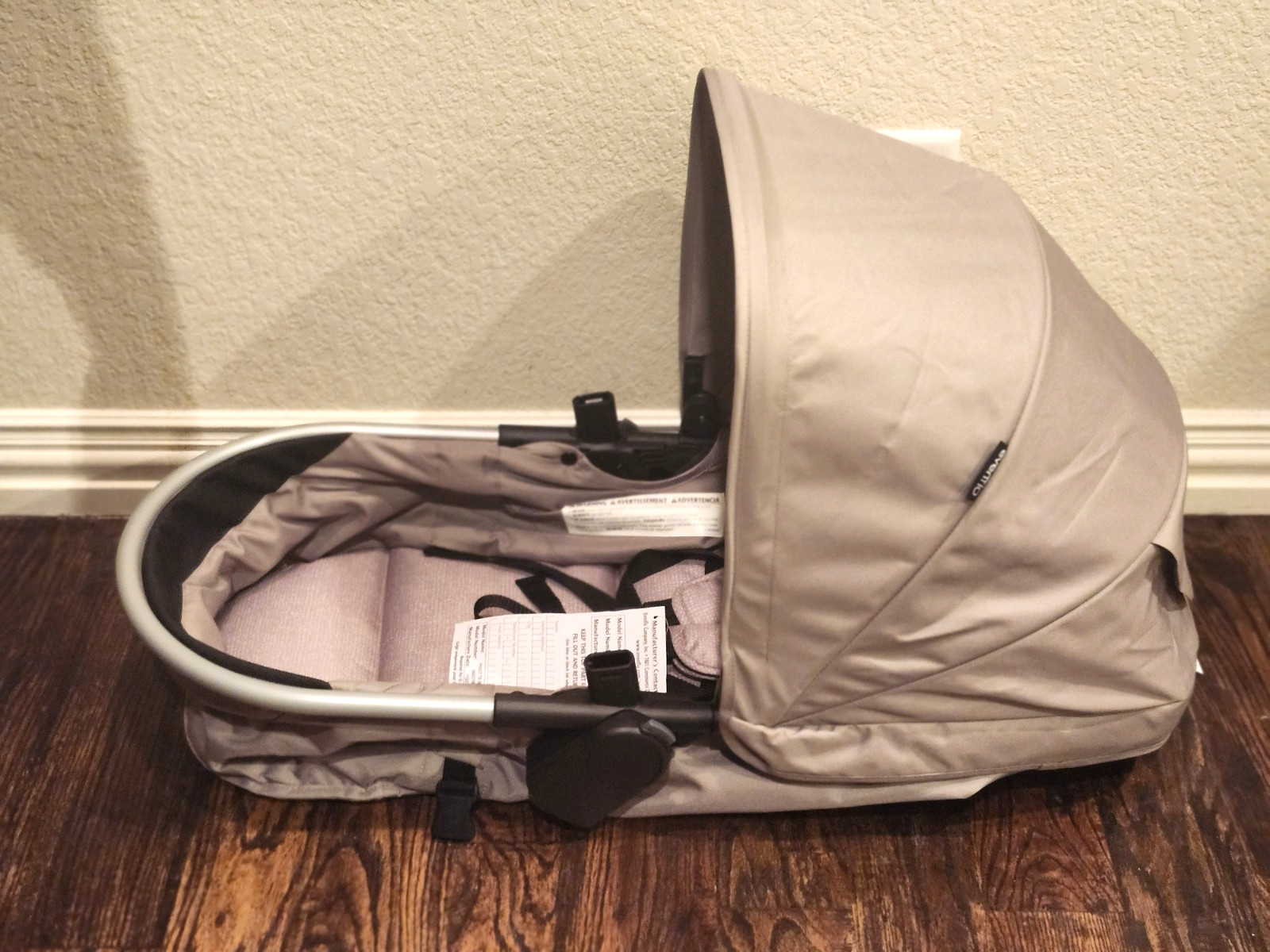 NEW - Evenflo Pivot Modular Travel System Sandstone BASSINET ONLY