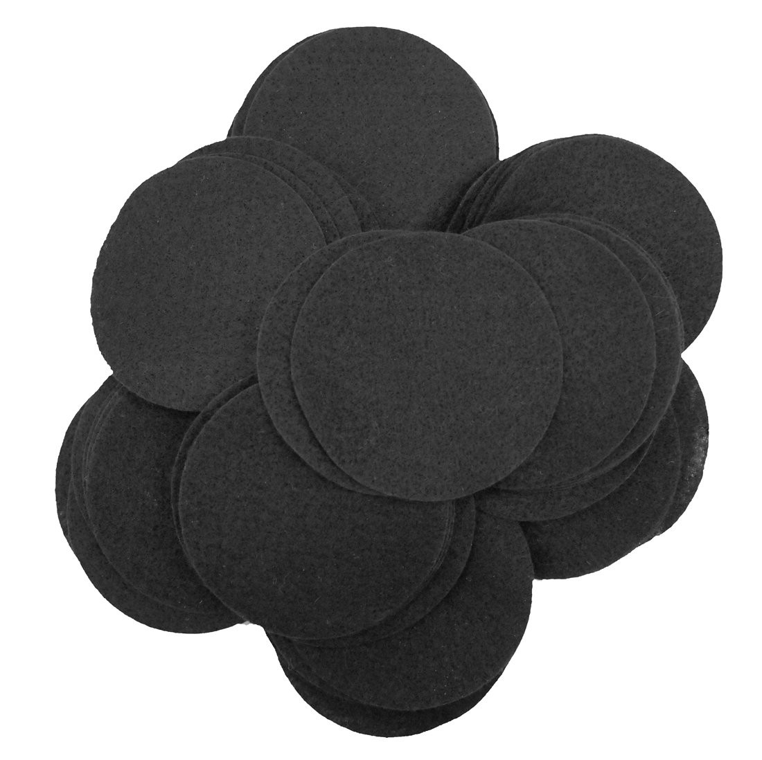 Black Craft Felt Circles 30 PC Pack 3 inch Diameter for DIY Projects