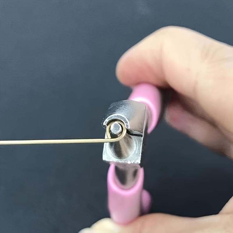 5" Round Concave Pliers – Precision Wire Loop Tool for Jewelry Making & Diy Use