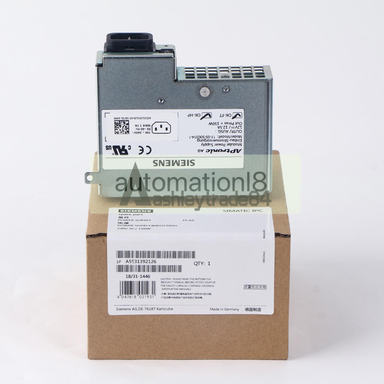 ONE Siemens A5E31392126 SIMATIC IPC Power supply