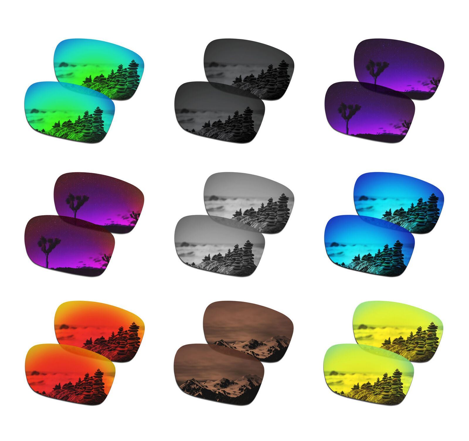 SmartVLT Polarized Replacement Lenses for-Costa Del Mar Permit 06S9022-63-Multi