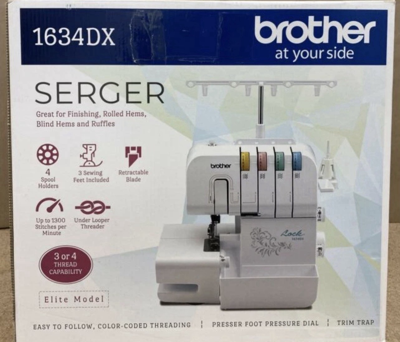 Brother 1034D Serger - GREAT CONDITION - ORIGINAL BOX